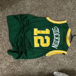 Vintage Adidas, John Stockton, #12, Utah Jazz Basketball Jersey, Size M
